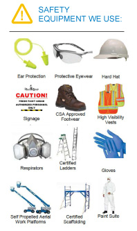 LBC painting safety equipment we use.